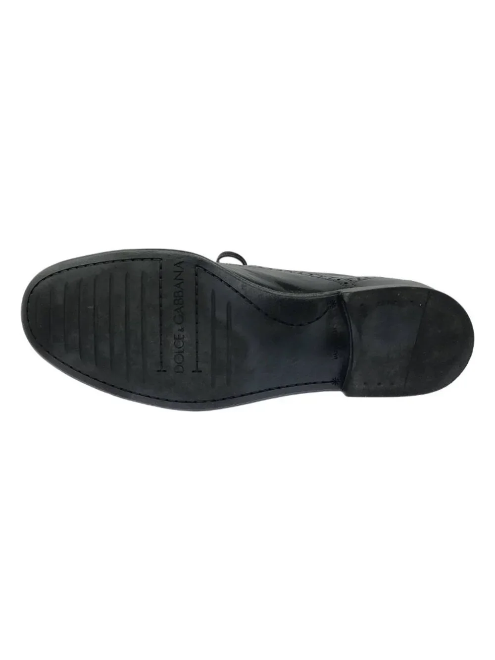 Dolce & Gabbana Medallion Leather Shoes Black 6 - Picture 4 of 9